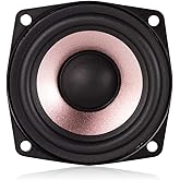 Douk Audio 1PC 2.5" inch 8 ohm Hi-Fi Desktop Full Range Speaker High Sensitivity Speakers for Home &amp; Car Auidio 8-15W