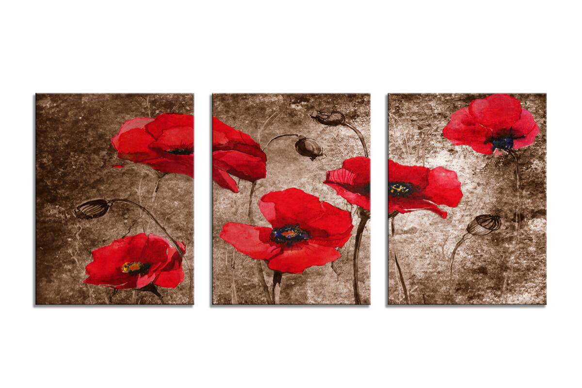 Best poppy wall art for living room