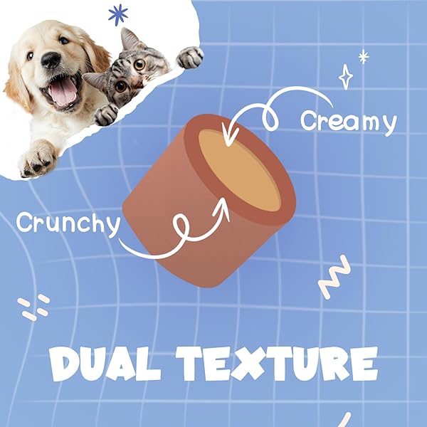 PAWUP DOG CAT TREATS CRUNCHY AND CREAMY, TUNA FLAVOR TOPPER FOR DOG AND CAT, TAURINE ADDED, 12.5 OUNCE