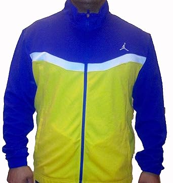 blue and yellow jordan jacket