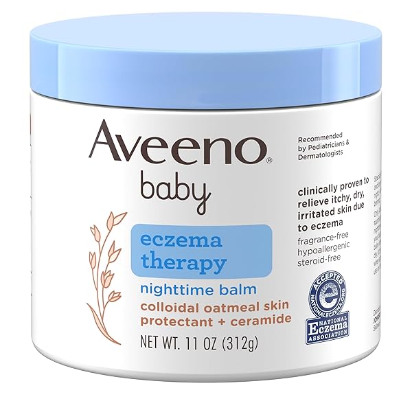 AVEENO BABY ECZEMA THERAPY NIGHTTIME BODY BALM, MOISTURIZING...