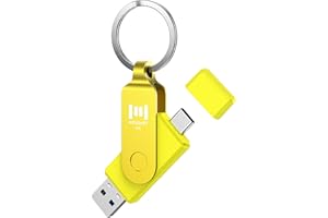 MOSDART 1TB Fast USB C Dual Flash Drive with Keychain - 2 in 1 OTG USB 3.1 Type-C Thumb Drive Memory Stick for USB-C Android 