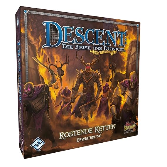Fantasy Flight Games FFGD1336 Descent 2. Ed. -Rostende Ketten Erweiterung