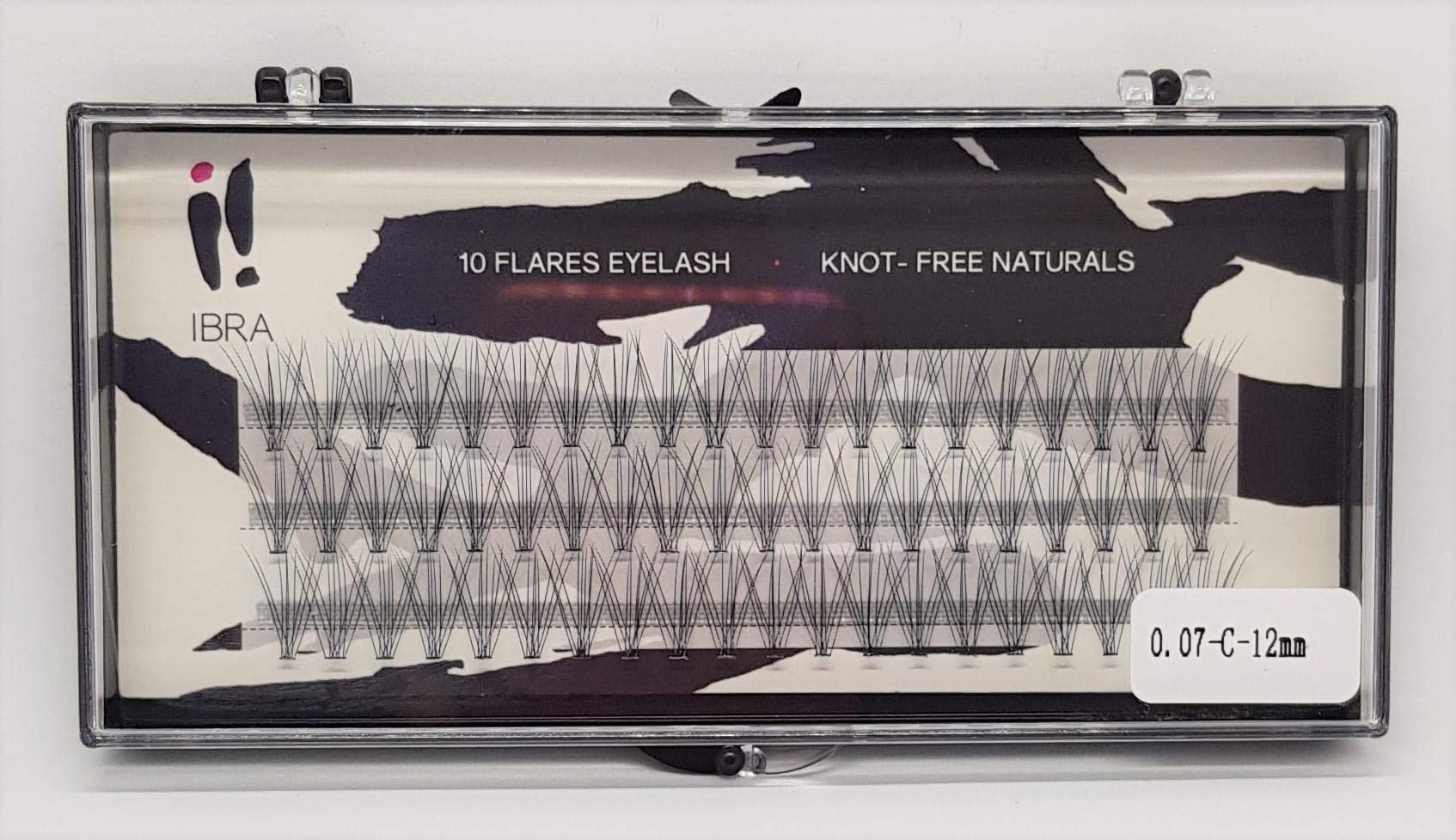 Eyelash Tube, Super Naturals, Knot 0.07-C-12 mm, IBRA Makeup