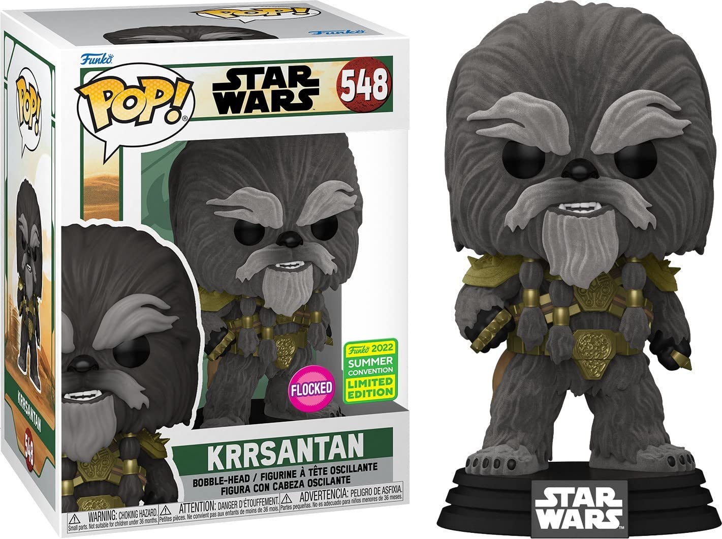 FUNKO Krrsantan Flocked Summer Shared Convention Exclusive Vinyl Figure (FUN65256)