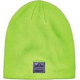 Ergodyne 6812 N-Ferno Ribbed Knit Beanie, Lime