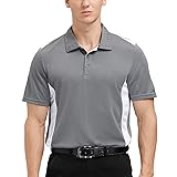 Men's Short Sleeve Polo Shirt Moisture Wicking