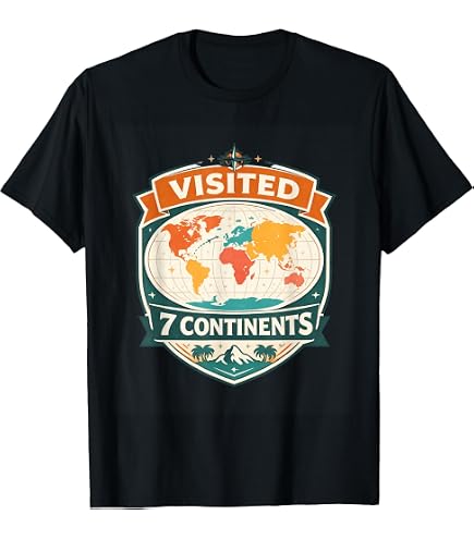 Amazon.com: I have made it to all seven Continents T-Shirt