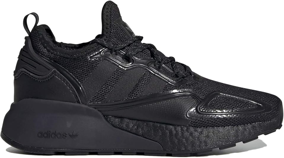 Adidas Big Kids Originals Zx 2k Boost Chaussures dÃ©contractÃ©es Fx7476, noir (Noir/noir/gris Six 