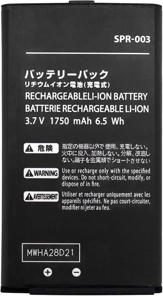 Ostent 1750mah 3 7v Rechargeable Lithium Ion Battery Pack For Nintendo New 3ds Ll Xl Console Amazon Ca Computer And Video Games