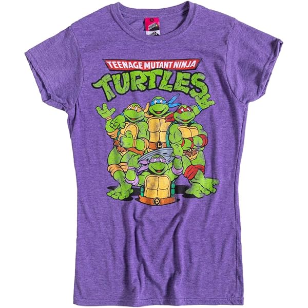 Teenage Mutant Ninja Turtles Women's TMNT Turtle Power! White T-Shirt:  Large : Amazon.ca: Clothing, Shoes \u0026 Accessories