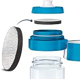 BRITA Water Filter Bottle Reduces Chlorine 600 ml BPA Free Blue view 3