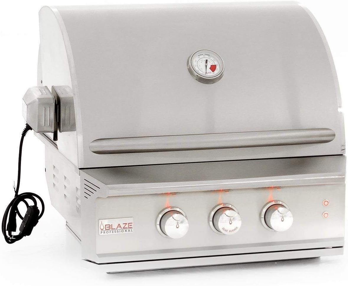 Review Blaze 27inch Professional 2Burner Grill Rear Infrared Burner