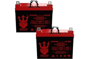 NEPTUNE POWER PRODUCTS Neptune Brand 12V 35AH Battery Replacement Battery for Pride Jazzy Select Electric Wheelchair by Neptune - 2 Pack