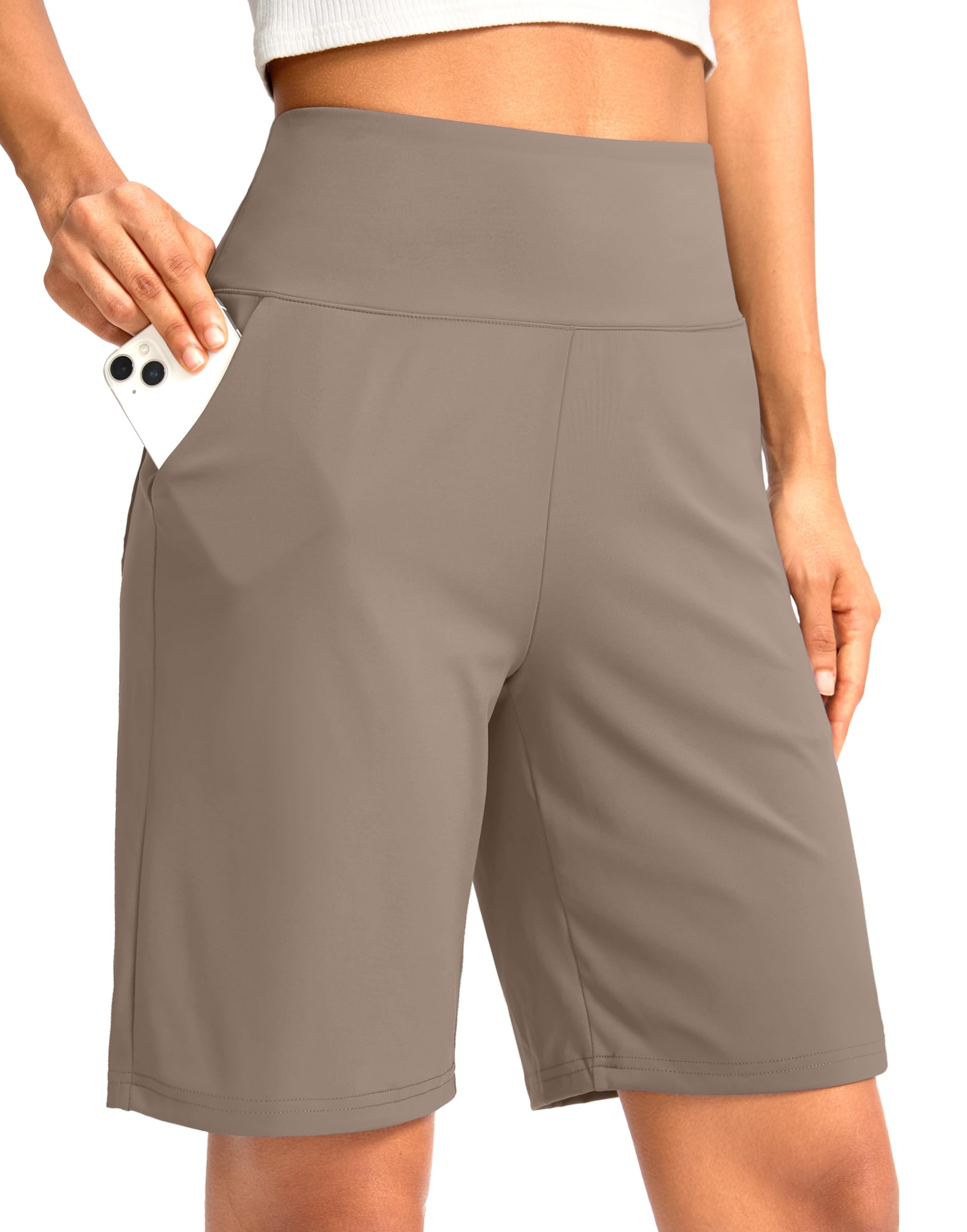 G Gradual Women's Bermuda Long Shorts with Pockets
