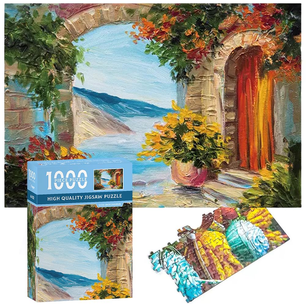 MIFKLMV Jigsaw Puzzles for Adults 1000 Landscape, Puzzles for Adults, Challenging Puzzles, Puzzle Game for The Whole for Women, Gifts for Men -B