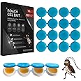 16 Pack Cockroach Gel Bait, Highly Effective Roach Gel Bait Indoor Infestation Solution, Fast Acting Cockroach Killer Indoor Home Kitchen Use, Easy to Apply & No Mess Roach Bait, Long-Lasting