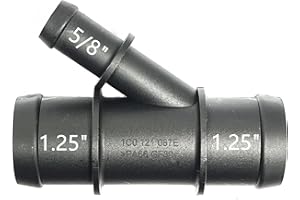 FEEDUN 1C0121087E,1.25"-5/8",Radiator Coolant Hose 3 Way Connector,Heater Y-Joint Diverter,Water Pipe Splitter Kit for Audi Q5/A3/S3/A4/A5/RS3,for Volkswagen Jetta/Passat/Arteon/Atlas/Touareg/GTI,32mm,0.63in