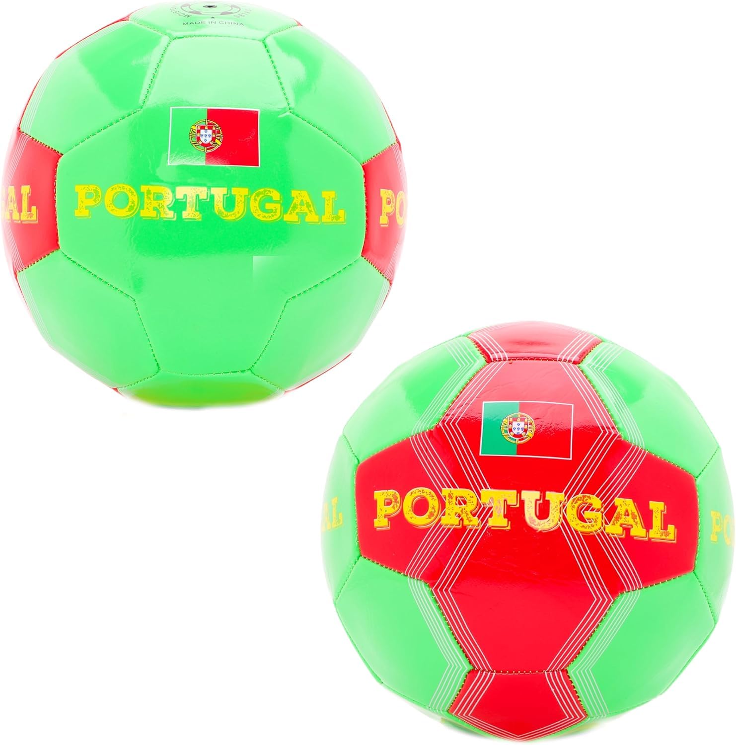 Toyland® Portugal Country Themed Football (8lbs/Size 5) - Euros & World Cup - Outdoor Toys - 14 Styles Available - (Portugal)