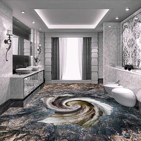 Amazon Com Dalxsh Home Decor Removable Floor Tiles Painting