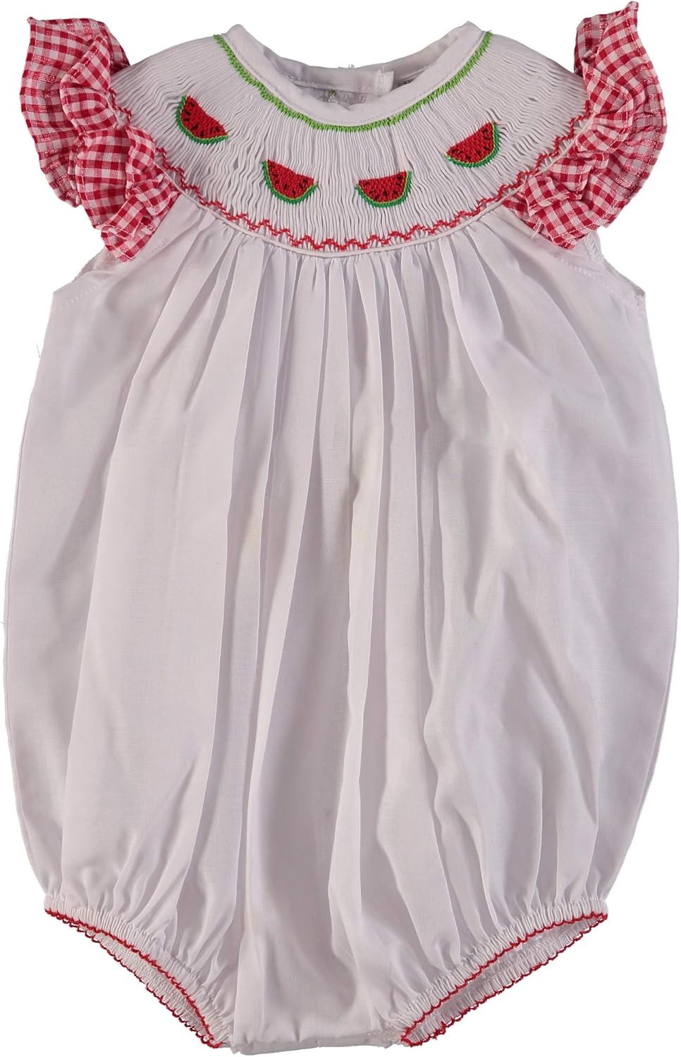 watermelon smocked outfit