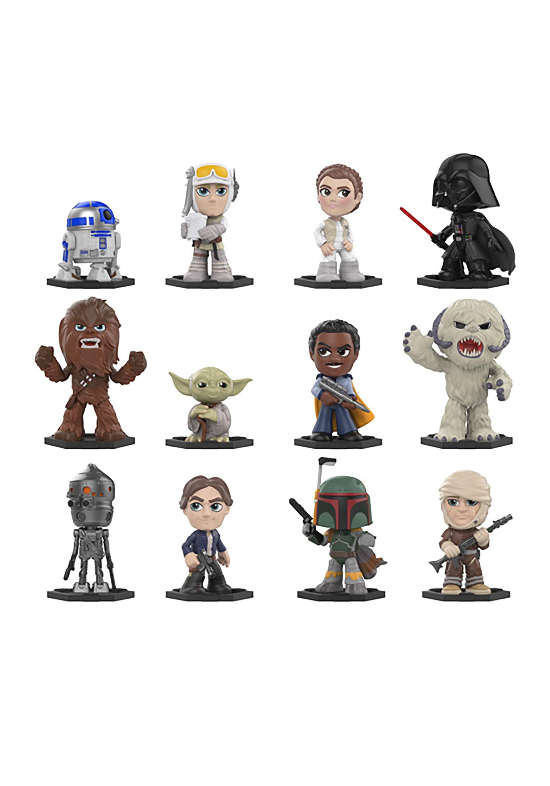 Funko Mystery Mini - Star Wars - 1 Of 12 to Collect - Styles Vary - Collectable Vinyl Figure - Gift Idea - Official Merchandise - Toys for Kids & Adults - Movies Fans - Mini Figure for Collectors