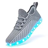 BosenHulu Light Up Shoes for Women Men Unisex USB