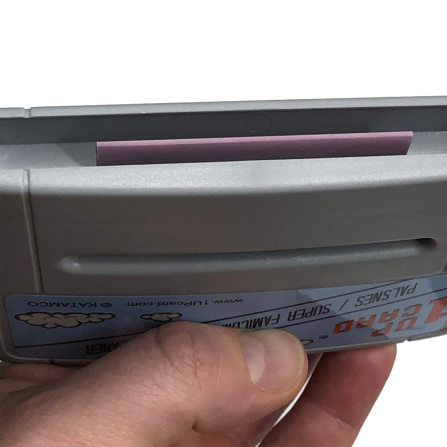 Video Game Console Cleaner Compatible With Super Famicom / PALSNES - Cleaning Cartridge by 1UPcard™: Video Games