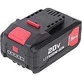 WMEXINBAO 20V 5Ah Lithium-Ion Replacement Battery Pack for Bauer 20V Cordless Power Tools, Replacement Battery