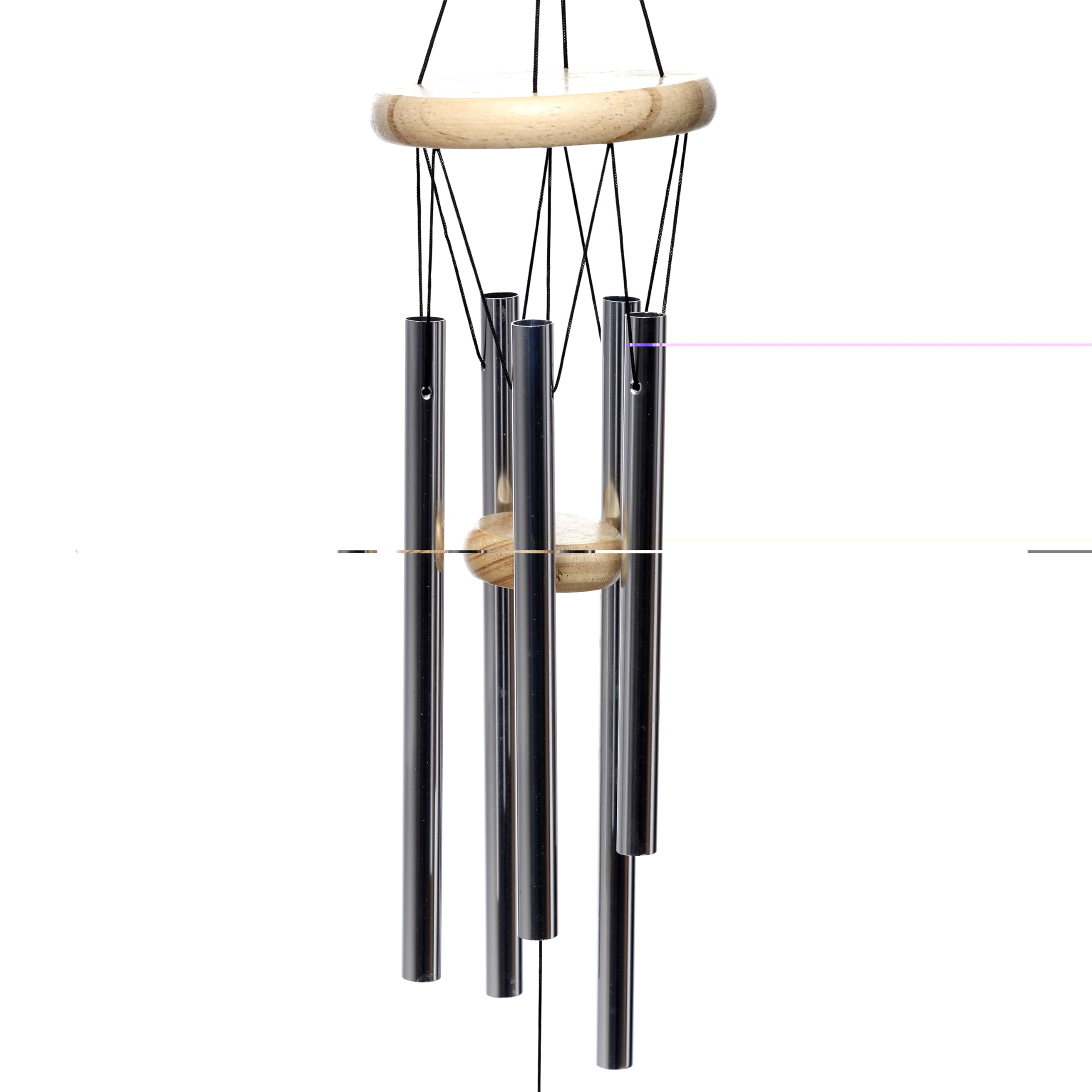 Puckator Traditional Wind Chime, 5 Metallic Tubes,58 cm long (E)