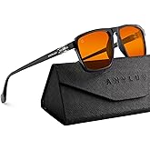 ANYLUV Blue Light Glasses Men, Fashionable Business Style Glasses for Men Women, Integrated Nose Pad for Eye Protection