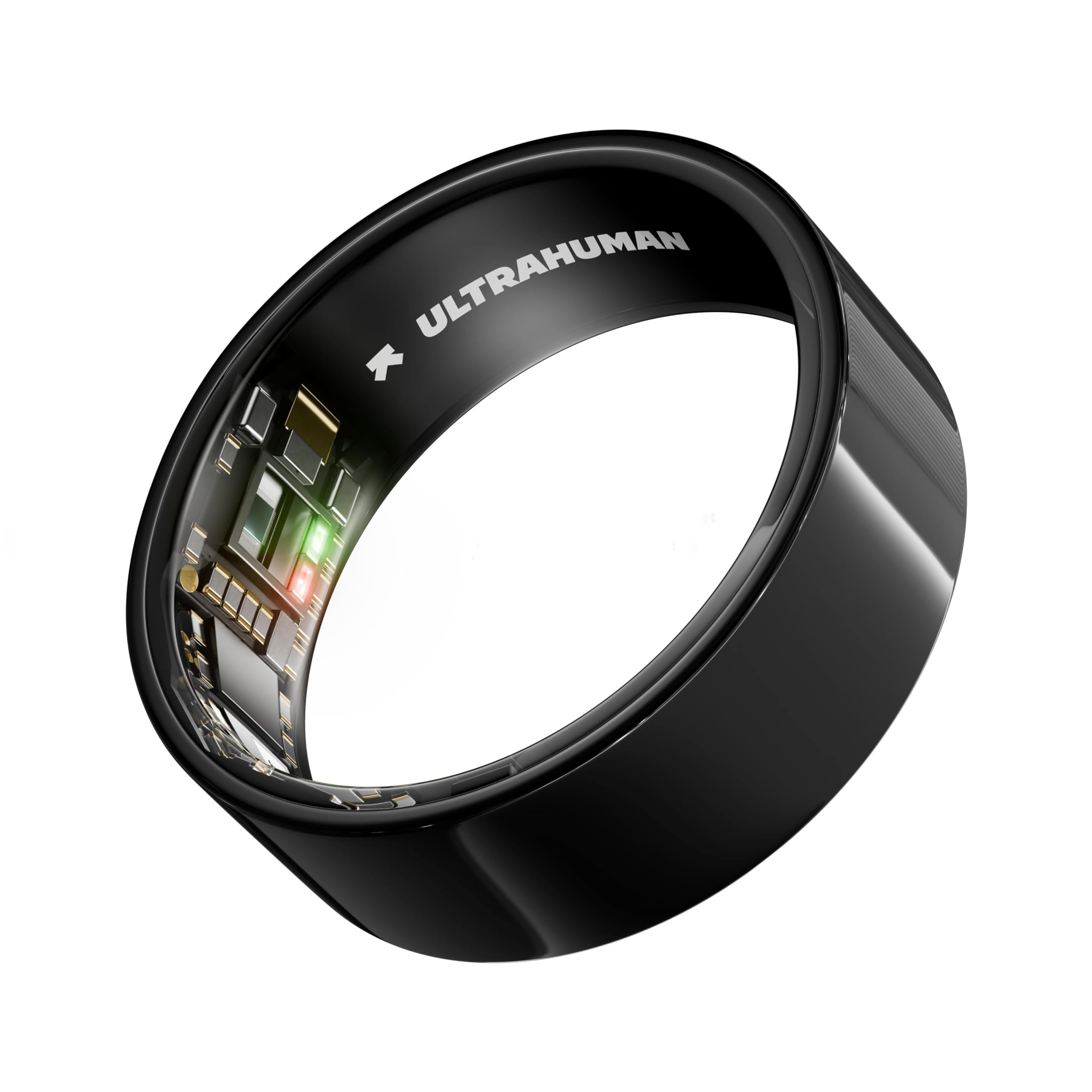 ULTRAHUMAN Ring AIR - Aster Black - Size 12 - Smart Ring | No Monthly Subscription | Size First with Sizing Kit | Sleep Tracking Wearable - Heart Rate - Fitness Tracker
