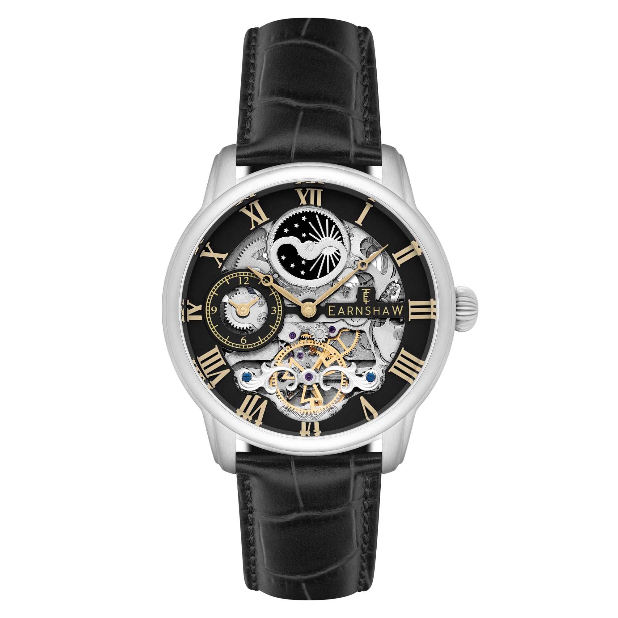 Thomas Earnshaw ES-8006-04 Skeleton Longtitude Men Watch, Black — image 1