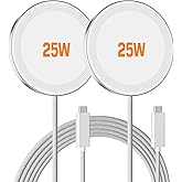 MagSafe 25W Wireless Charger for Apple Magnetic Fast Charging Pad | Compatible for iPhone 17 17e 16 16e 15 14 13 12 Pro Max -