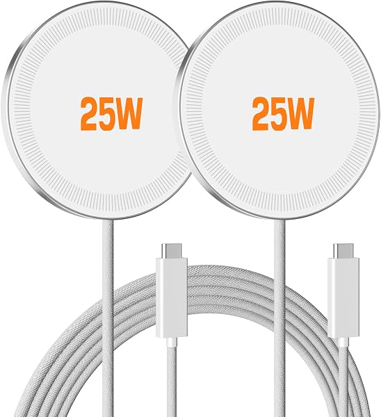 MagSafe 25W Wireless Charger for Apple Magnetic Fast Charging Pad | Compatible for iPhone 17 17e 16 16e 15 14 13 12 Pro Max -