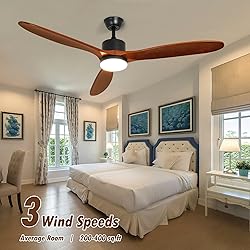Depuley 60" Ceiling Fan with Light,Indoor Outdoor