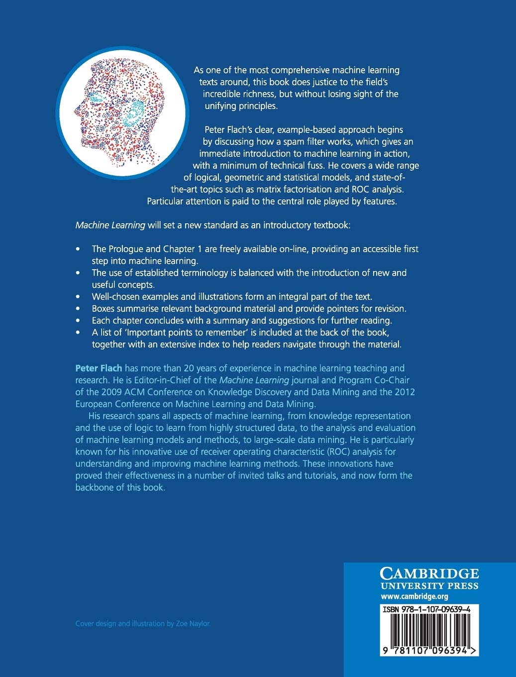 machine learning the art and science of algorithms