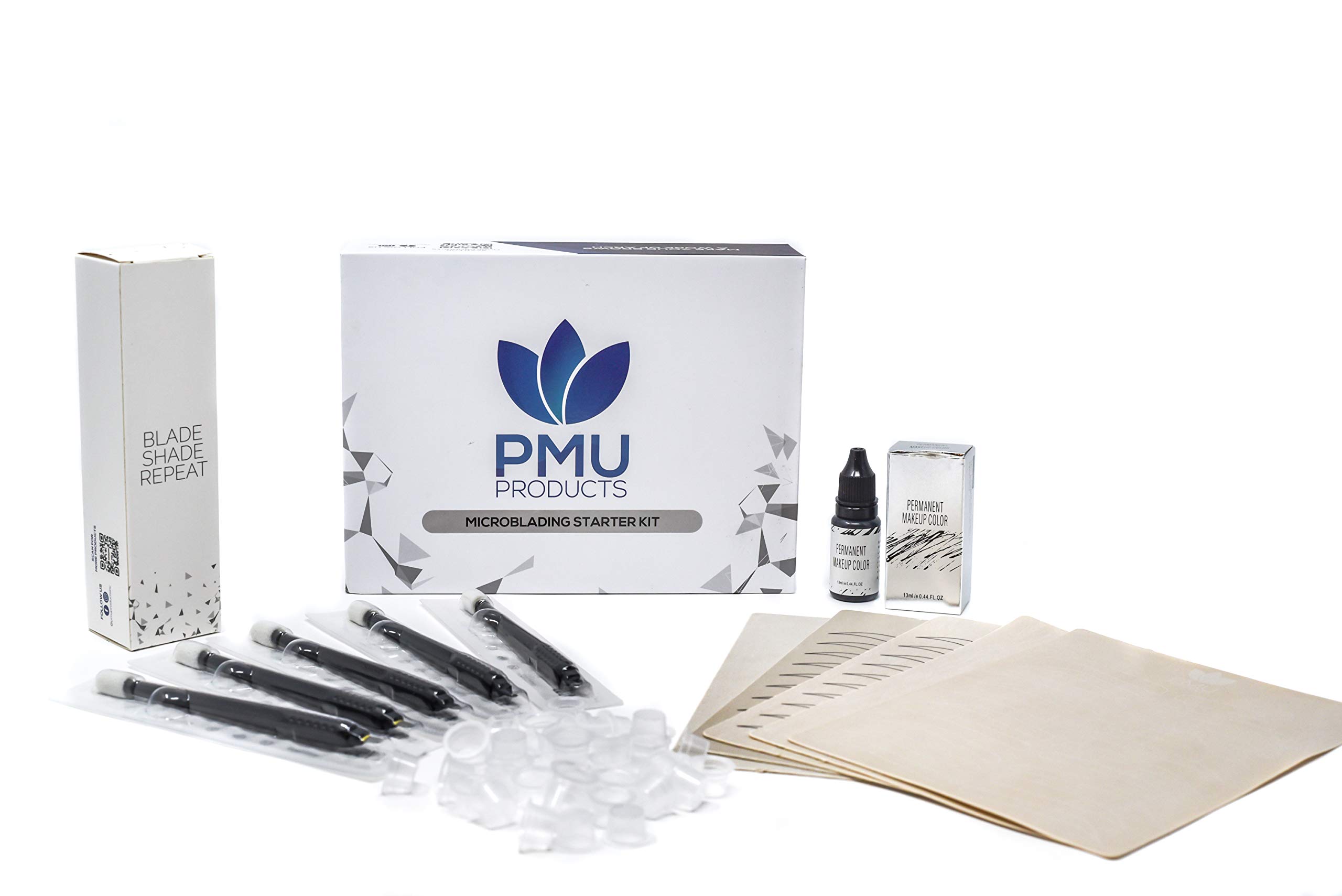 Premium Starter Microblading Kit Professional Grade - Bestsellers from PMU Products - Cosmetic Tattooing Practice Value Pack