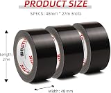 WELSTIK Professional Duct Tape 3 Pack 48mm x 27m Waterproof Gaffer Tape view 2