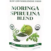 Chérie Sweet Heart Organic Moringa & Spirulina Superfood Blend, 6 oz – USDA Organic, Non-GMO, Vegan, Gluten-Free Supergreens Powder for Energy, Detox & Daily Wellness