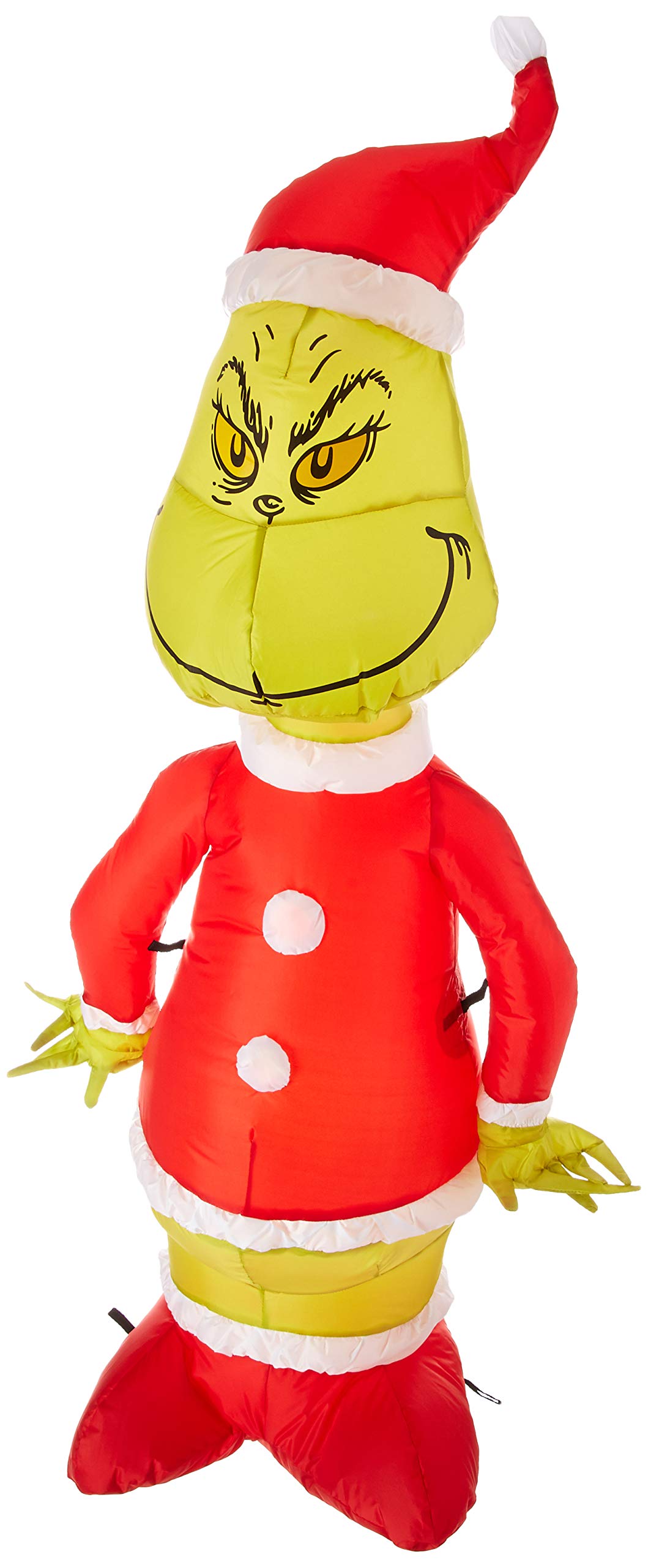 Gemmy Inflatable Grinch as Santa 4' Tall Best Deal
