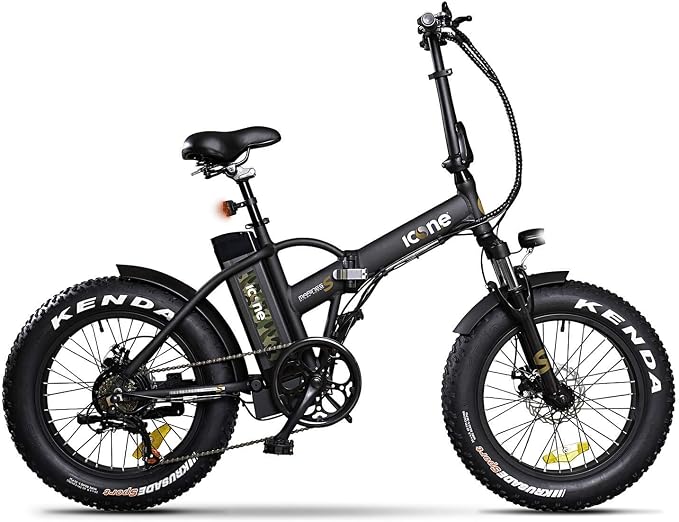 giordanoshop Fat-Bike Bicicletta Elettrica Pieghevole a Pedalata Assistita  20 250W Icon.E Marines Black S Nera Biciclette Sport e tempo libero  outlookplanningdevelopment.com.au