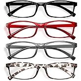 Gaoye 1.0 Multi Pack Reading Glasses - Blue Light Blocking Lenses, TR90 Frames, UV400 - Eyeglasses with Clear Vision