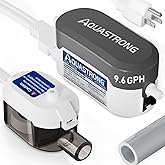 Aquastrong Mini Split HVAC Condensate Pump, 9.6 GPH, 115V/230V, Automatic Safety Switch, 33 FT Lift AC Condensate Removal for Air Conditioner, Furnace, Dehumidifier, 3.3' Power Cord