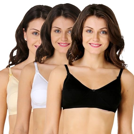 Women's Leakproof Nursing Bra - Pack of 3