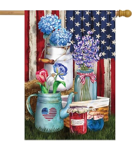 Briarwood Lane Gartenflagge "Home Of The Free Birdhouses" – 45,7 X 31,8 Cm, Wetterfestes Polyester