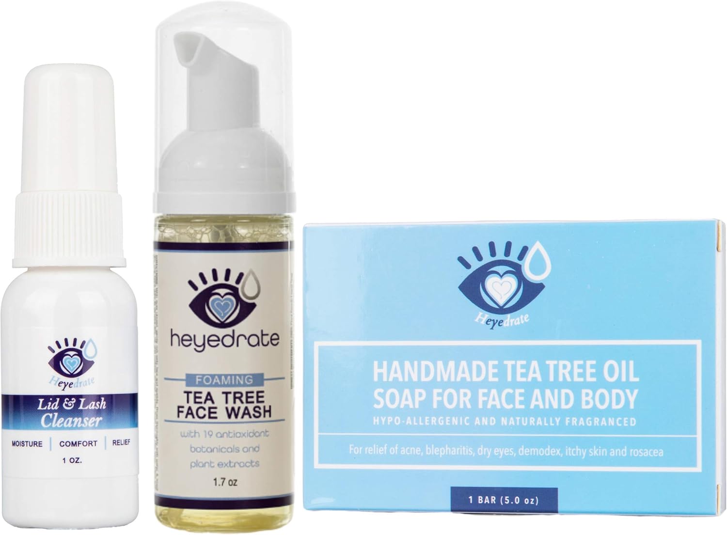 Heyedrate Tea Tree Oil Face and Body Soap Bar with
