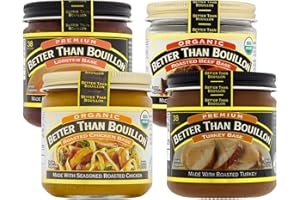 Better Than Bouillon Lobster Base + Organic Beef Base + Organic Roasted Chicken Base + Turkey Base (Variety Pack)