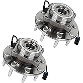 Front Wheel Hub Bearing Assembly Fit for Chevy Silverado Suburban Avalanche Silverado 1500 2500 3500 for GMC Sierra Yukon Hummer H2 99-07 4WD 8Lugs w/ABS Replaces 515058 1pc