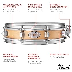 Pearl Snare Drum, Natural, inch